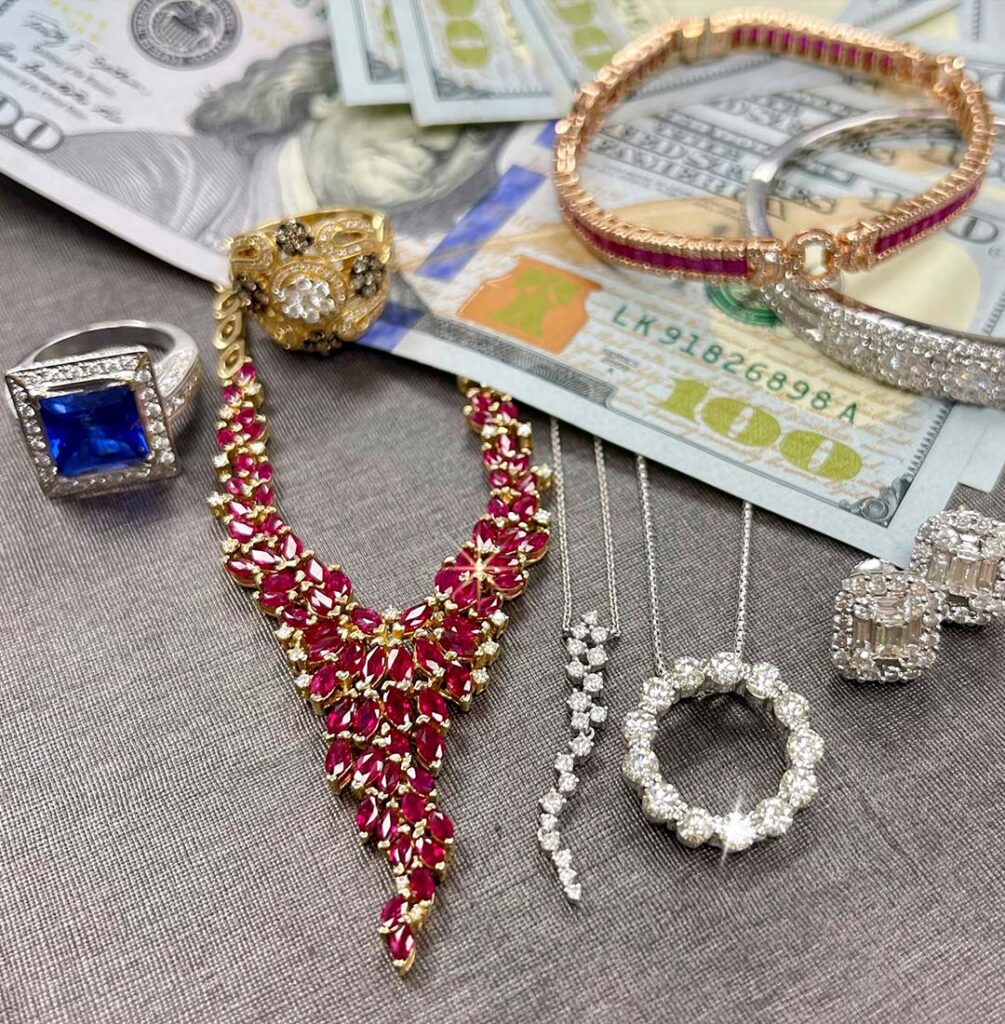 Fine Jewelry laid out