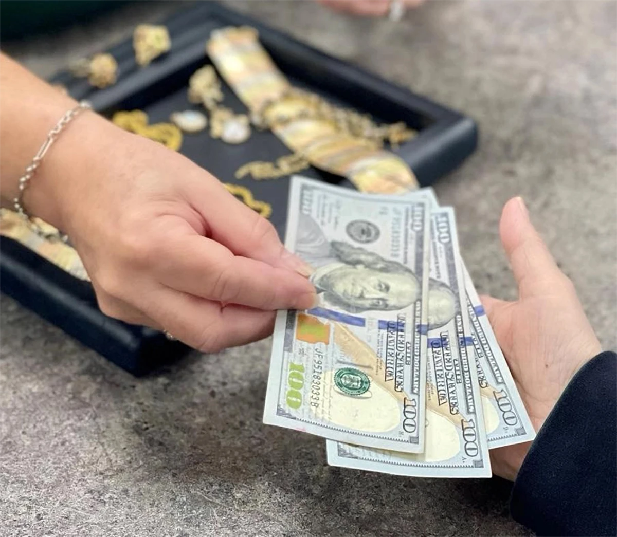 Selling Valuables - Cash in hand