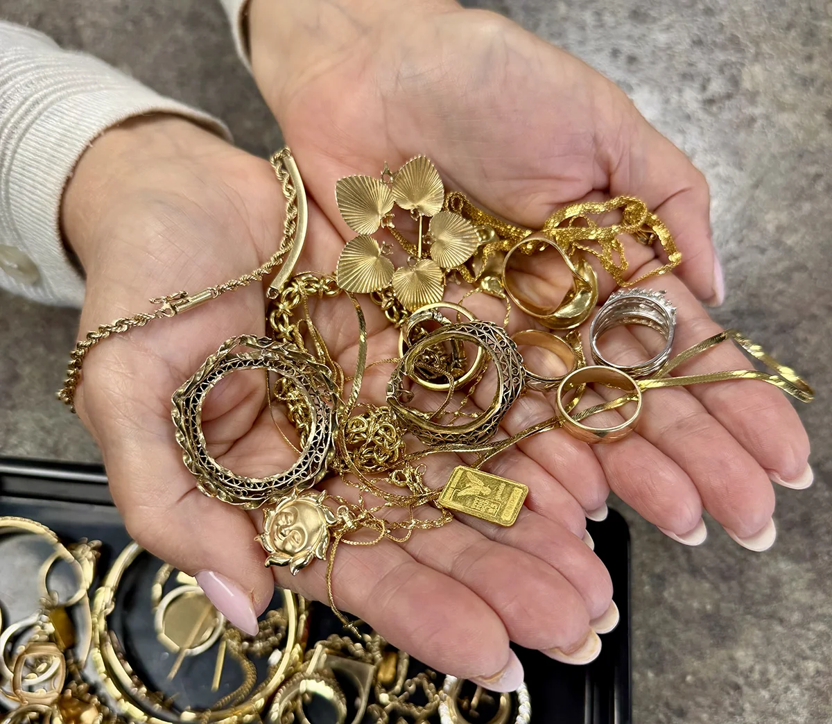 Jewelry Box Estates Gold in Hand